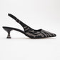 Ushes - Black Short Heel Dress Shoe (Women)