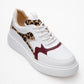Ida - White Platform Sneakers (Women)
