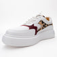 Ida - White Platform Sneakers (Women)