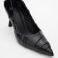 Anly - Black Slim Heel Pump (Women)