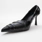 Anly - Black Slim Heel Pump (Women)