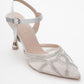 Volby - Silver Embellished Evening Shoe (Women)