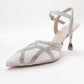 Volby - Silver Embellished Evening Shoe (Women)