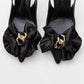 Noria - Black Floral Slim Heel Pump (Women)
