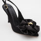 Noria - Black Floral Slim Heel Pump (Women)