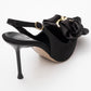 Noria - Black Floral Slim Heel Pump (Women)
