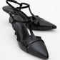 Abelia - Black Slim Heel Pump (Women)