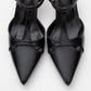 Abelia - Black Slim Heel Pump (Women)