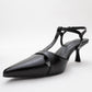 Abelia - Black Slim Heel Pump (Women)