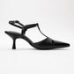 Abelia - Black Slim Heel Pump (Women)