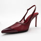 Venas - Burgundy Mesh High Heel Shoe (Women)