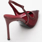 Venas - Burgundy Mesh High Heel Shoe (Women)
