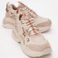 Marron - Beige Patterned Sneaker (Women)