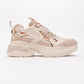 Marron - Beige Patterned Sneaker (Women)