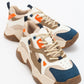 Lecce - Navy Multi Sneaker (Women)