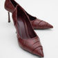 Anly - Burgundy Stiletto Pump (Women)