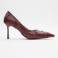 Anly - Burgundy Stiletto Pump (Women)