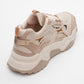 Melina - Beige Patterned Sneaker (Women)