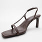 Melby - Brown Heeled Sandal (Women)