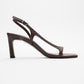 Melby - Brown Heeled Sandal (Women)