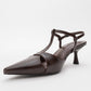Abelia - Brown Stiletto Heel Shoe (Women)