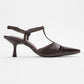 Abelia - Brown Stiletto Heel Shoe (Women)