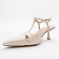 Abelia - Off-White Stiletto Heel Shoe (Women)