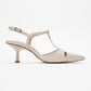 Abelia - Off-White Stiletto Heel Shoe (Women)