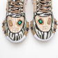 Vero - Beige Patterned Jeweled Sneaker (Women)