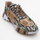 Vero - Beige Patterned Jeweled Sneaker (Women)