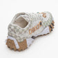 Vero - White Patterned Jeweled Sneaker (Women)