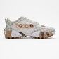 Vero - White Patterned Jeweled Sneaker (Women)