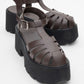 Verua - Brown Platform Sandal (Women)