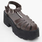 Verua - Brown Platform Sandal (Women)