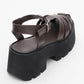 Verua - Brown Platform Sandal (Women)