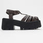 Verua - Brown Platform Sandal (Women)