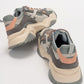 Loretta - Gray Pink Platform Sneakers