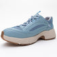 Bambi - Blue Printed Mesh Sneaker (Women)