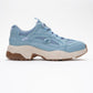 Bambi - Blue Printed Mesh Sneaker (Women)