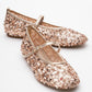 Lush - Rose Sequin Single-Band Ballet Flat (Women)