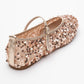 Lush - Rose Sequin Single-Band Ballet Flat (Women)