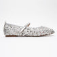 Lush - Silver Sequin Single-Strap Ballet Flat (Women)