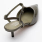 Asher - Khaki Pointed Toe Backless Short Heel Shoe (Women)