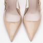 Glory - Beige Patent Buckled Stiletto Pump (Women)