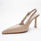 Glory - Beige Patent Buckled Stiletto Pump (Women)