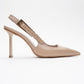 Glory - Beige Patent Buckled Stiletto Pump (Women)