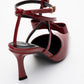 Peal - Burgundy Patent Heeled Shoe (Women)
