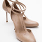 Jon - Beige Patent Stiletto Heel Shoe (Women)