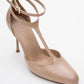 Jon - Beige Patent Stiletto Heel Shoe (Women)