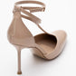 Jon - Beige Patent Stiletto Heel Shoe (Women)